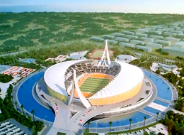 Stadium to aid Cambodia